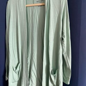 Torrid super soft cardigan mint green new with tags